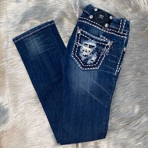 Miss Me Dark Wash Straight Leg Jeans